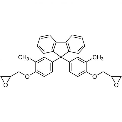 9,9-Bis(4-glycidyloxy-3-methylphenyl)fluorene Chemical Structure