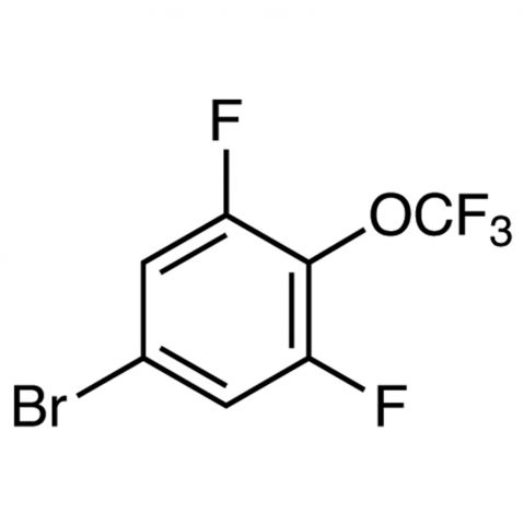 5-Bromo-1,3-difluoro-2-(trifluoromethoxy)benzene التركيب الكيميائي