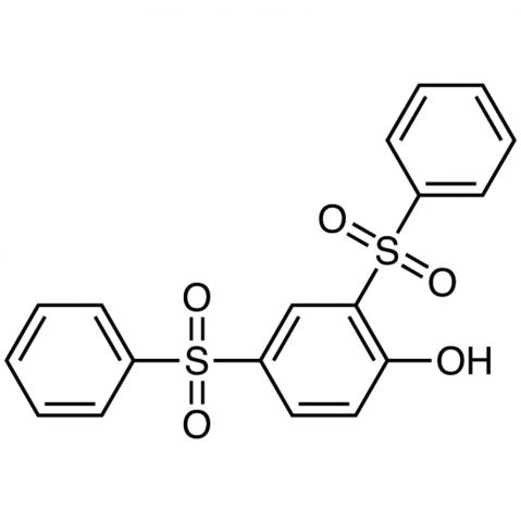 2,4-Bis(phenylsulfonyl)phenol Chemical Structure