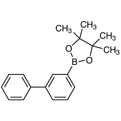 2-([1,1'-Biphenyl]-3-yl)-4,4,5,5-tetramethyl-1,3,2-dioxaborolane Chemical Structure