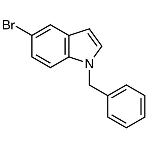 1-Benzyl-5-bromo-1H-indole 化学構造