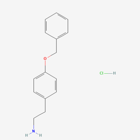 2-[4-(benzyloxy)phenyl]ethan-1-amine hydrochloride Chemical Structure