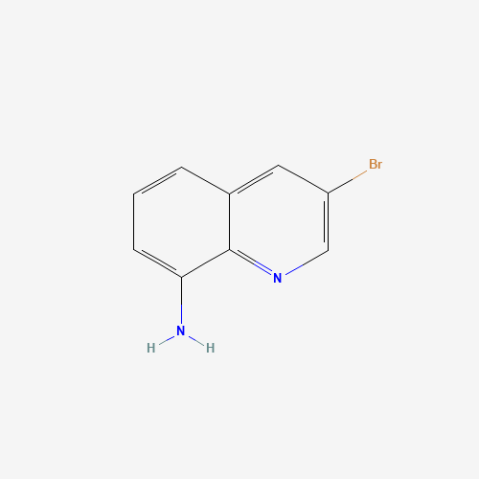 3-Bromo-8-Quinolinamine Chemische Struktur