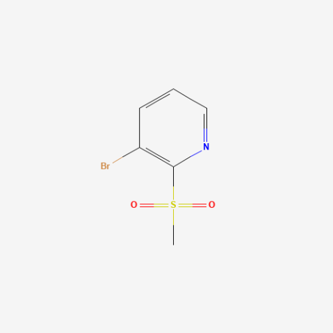 3-Bromo-2-(methylsulfonyl)pyridine Chemical Structure