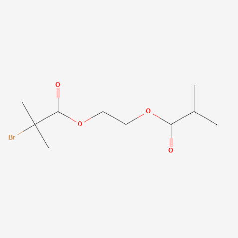 2-(2-Bromoisobutyryloxy)ethyl methacrylate（stabilized with TBC） 化学構造