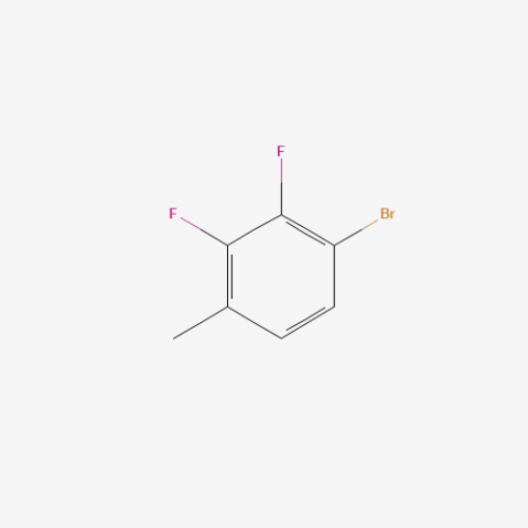 1-Bromo-2,3-difluoro-4-methylbenzene Chemische Struktur