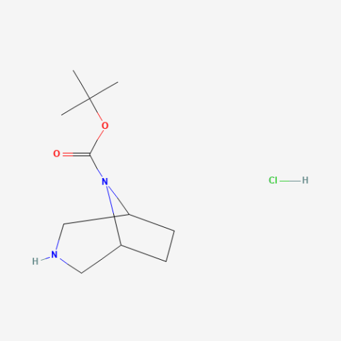 8-Boc-3,8-diaza-bicyclo[3.2.1]octane, hydrochloride التركيب الكيميائي