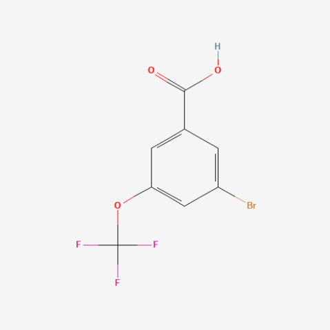 3-Bromo-5-(trifluoromethoxy)benzoic acid Chemical Structure