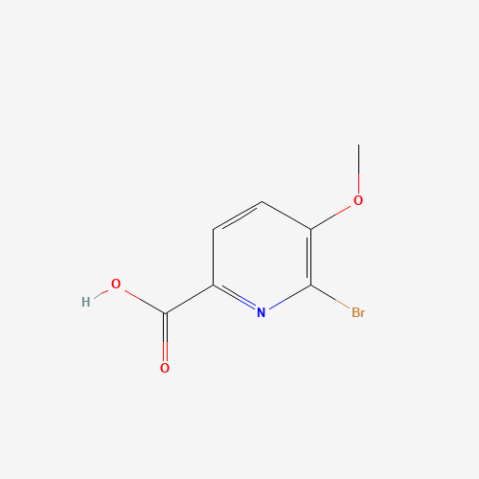 6-Bromo-5-methoxypicolinic Acid Chemical Structure