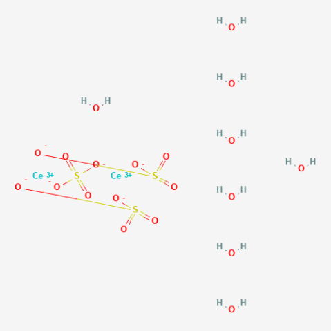 Cerium sulfate octahydrate Chemical Structure