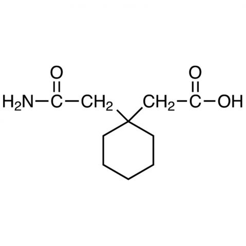 1,1-Cyclohexanediacetic acid monoamide Chemical Structure