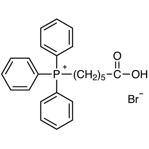 (5-Carboxypentyl)triphenylphosphonium bromide Chemische Struktur