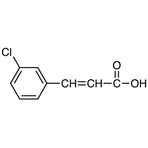 3-Chlorocinnamic Acid Chemical Structure