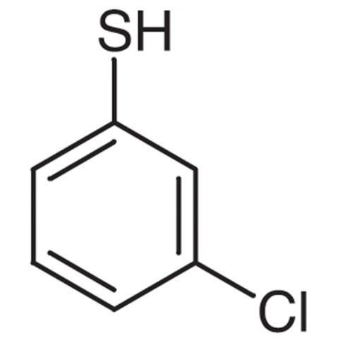 3-Chlorobenzenethiol Chemische Struktur