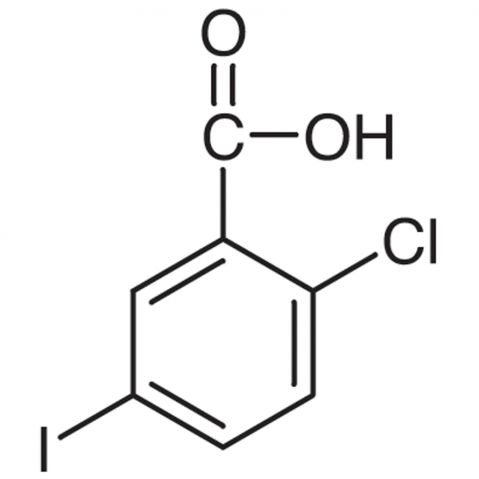 2-Chloro-5-iodobenzoic Acid Chemical Structure