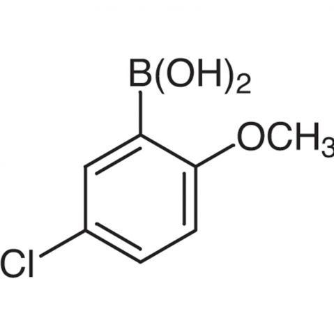 5-Chloro-2-methoxyphenylboronic acid التركيب الكيميائي