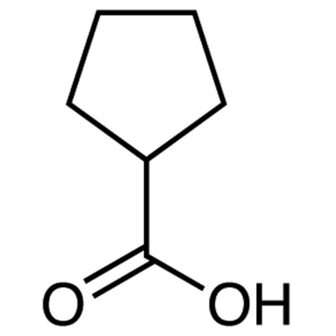 Cyclopentanecarboxylic acid Chemical Structure