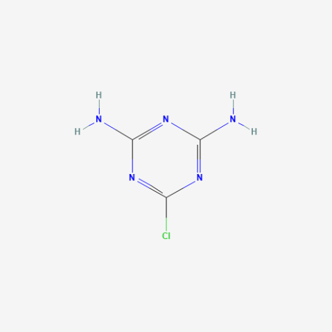 2-Chloro-4,6-diamino-1,3,5-triazine solution 化学構造