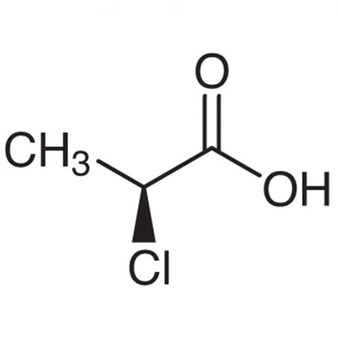 (S)-(-)-2-Chloropropanoic acid التركيب الكيميائي