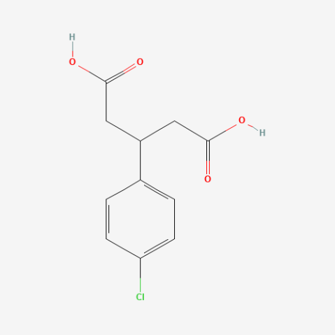 3-(4-Chlorophenyl)glutaric acid Chemical Structure