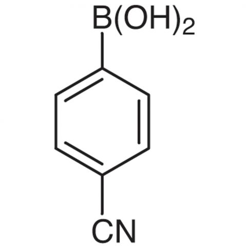 4-Cyanophenylboronic acid（contains varying amounts of anhydride） التركيب الكيميائي