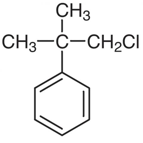 1-Chloro-2-methyl-2-phenylpropane Chemische Struktur