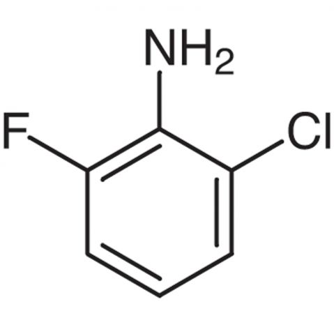 2-Chloro-6-fluoroaniline التركيب الكيميائي