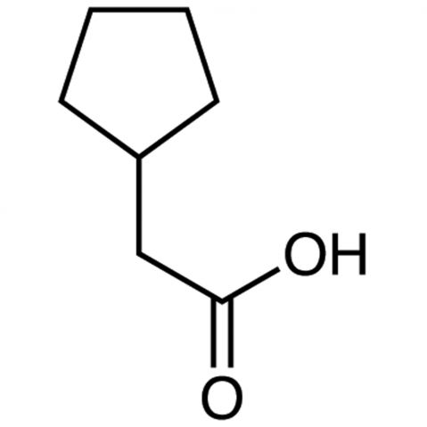 Cyclopentylacetic acid التركيب الكيميائي