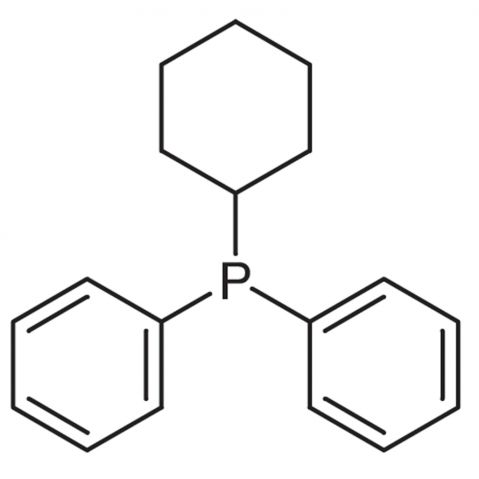 Cyclohexyldiphenylphosphine 化学構造