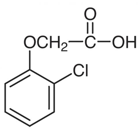 2-Chlorophenoxyacetic acid Chemische Struktur