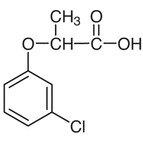 2-(3-Chlorophenoxy)propionic acid Chemical Structure