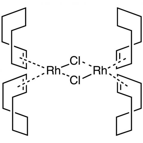 Chlorobis(cyclooctene)rhodium(I),dimer 化学構造