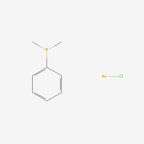 Chloro(dimethylphenylphosphine)gold Chemical Structure