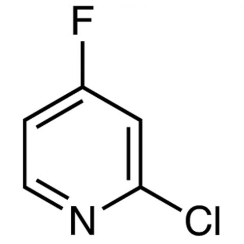 2-Chloro-4-fluoropyridine Chemische Struktur