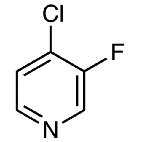 4-Chloro-3-fluoropyridine Chemische Struktur