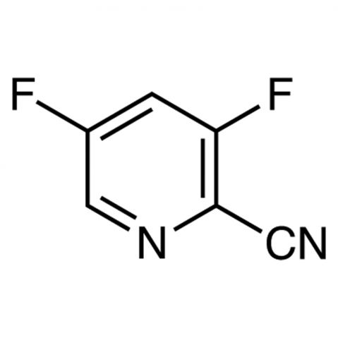 2-Cyano-3,5-difluorpyridine Chemical Structure