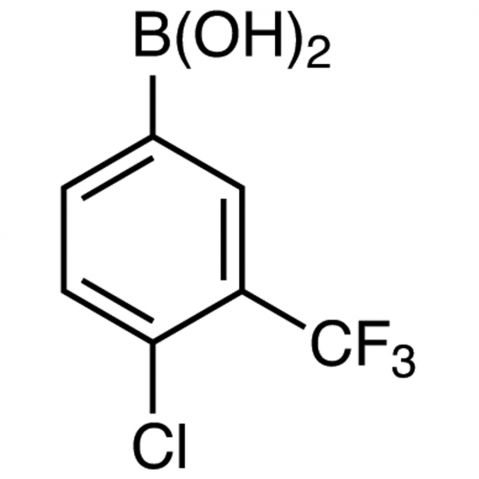 4-Chloro-3-(trifluoromethyl)benzeneboronic acid Chemical Structure