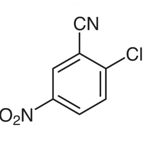 2-Chloro-5-nitrobenzonitrile Chemische Struktur