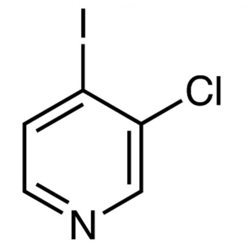 3-Chloro-4-iodopyridine 化学構造