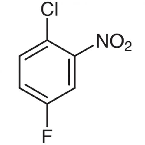 2-Chloro-5-fluoronitrobenzene التركيب الكيميائي