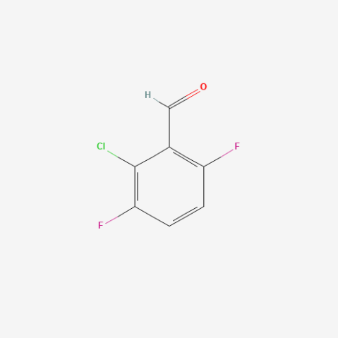 2-Chloro-3,6-difluorobenzaldehyde Chemical Structure