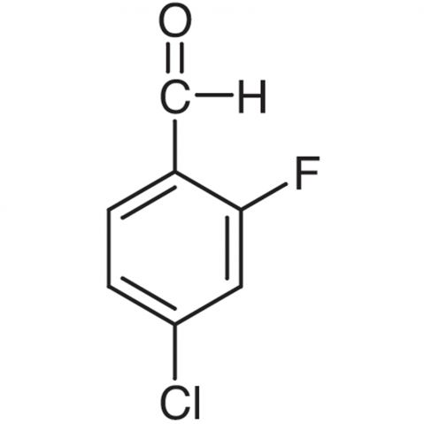 4-Chloro-2-fluorobenzaldehyde Chemical Structure