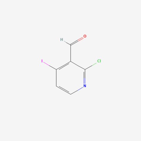 2-Chloro-4-iodopyridine-3-carboxaldehyde Chemical Structure