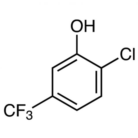 2-Chloro-5-(trifluoromethyl)phenol Chemische Struktur