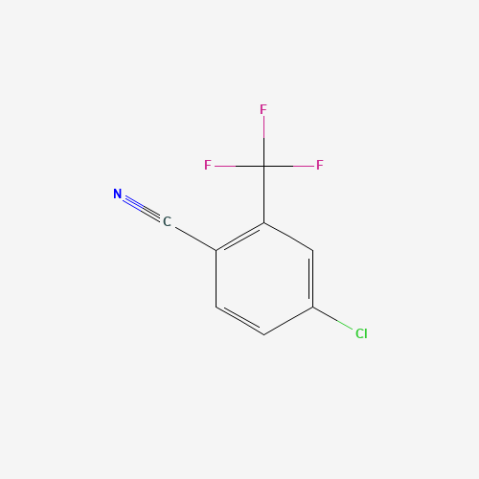 4-Chloro-2-(trifluoromethyl)benzonitrile 化学構造