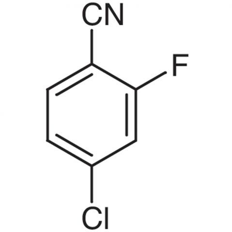 4-Chloro-2-fluorobenzonitrile التركيب الكيميائي