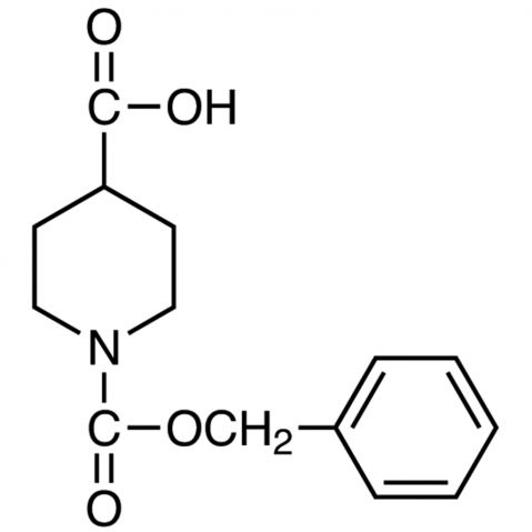 1-Cbz-4-piperidinecarboxylic Acid Chemical Structure