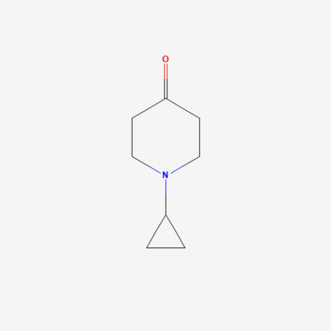 1-Cyclopropyl-4-piperidone Chemical Structure