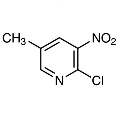 2-Chloro-5-methyl-3-nitropyridine التركيب الكيميائي