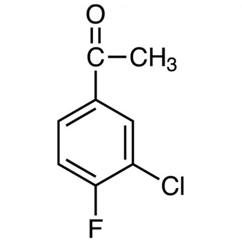 3'-Chloro-4'-fluoroacetophenone Chemical Structure